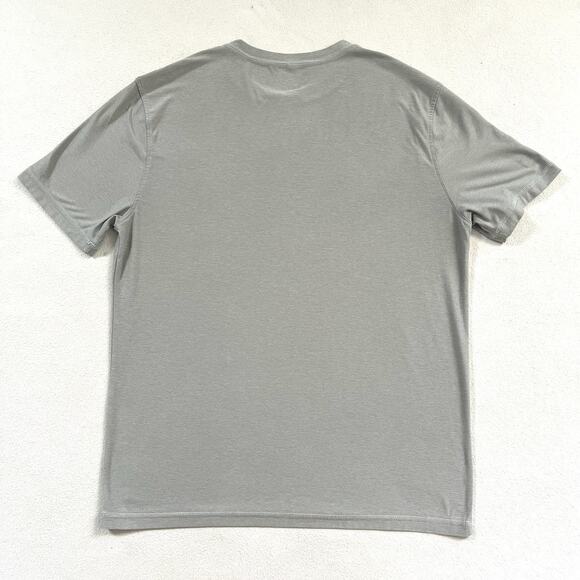 Vuori Heather Grey Strato Tech Tee Short Sleeve Performance Crew Shirt V126 M - Picture 7 of 7